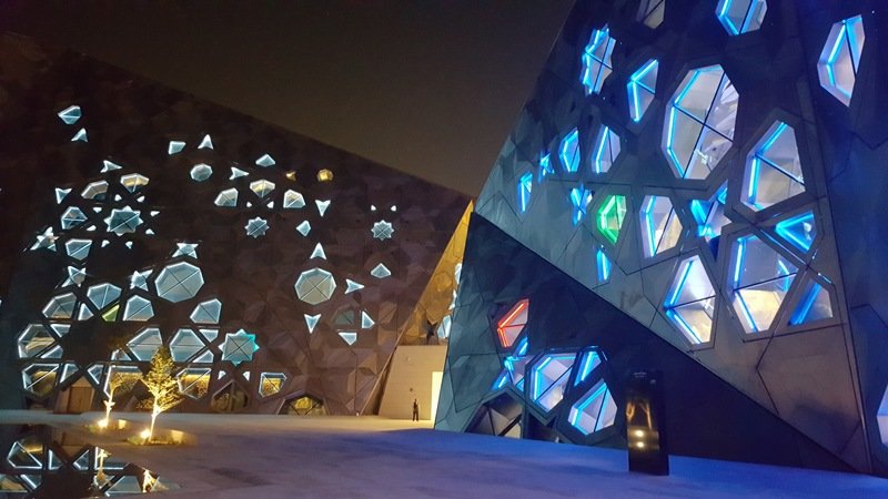 Kuwait national cultural district outdoors night 800 xxx q85